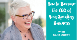 CEO of your speaking business