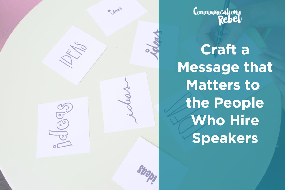 Craft a message that matters
