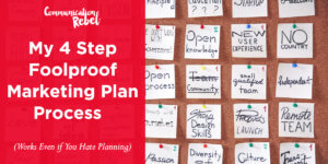 A Foolproof marketing plan process