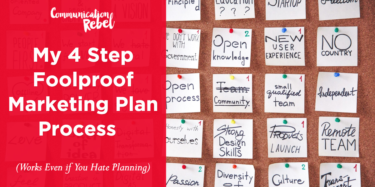 A Foolproof marketing plan process